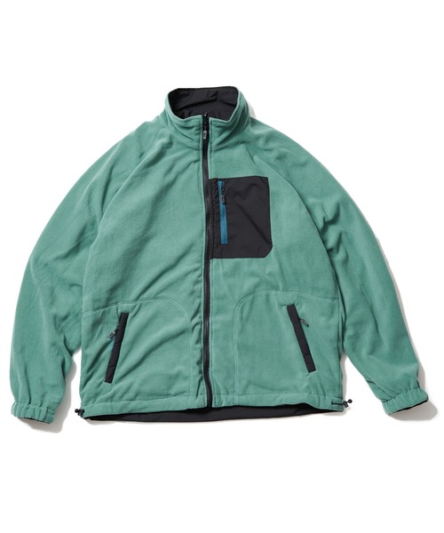 mihns closet（ミンズクローゼット）の「【mihns closet/ミンズクローゼット】リバーシブルブルゾン（ブルゾン・メンズ・ブラック/その他1/セージグリーン/カーキ・M/L）」の2枚目の写真