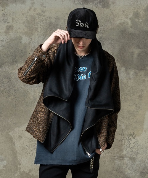 glamb(グラム)の「Grunge Sleeveless T-Shirt / グランジスリーブレスTシャツ(タンクトップ・メンズ・ブラック/ホワイト・S/M/L)」の8枚目の写真