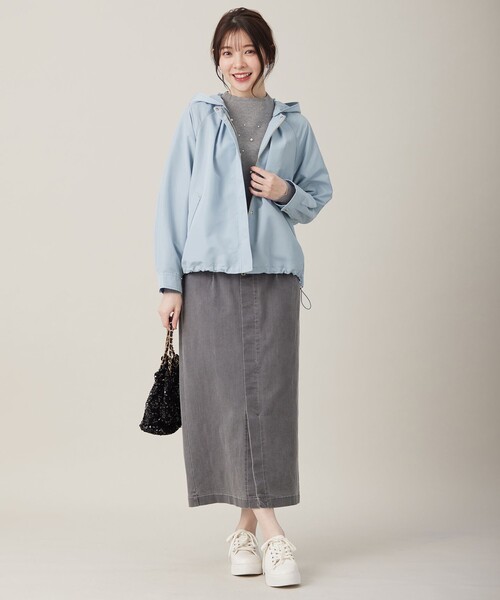 ANY SIS（エニィスィス）の「【洗える】パール調ディテール ニット（ニット/セーター・レディース・ブラック系/ライラック系/ライトグレー系・2）」の7枚目の写真