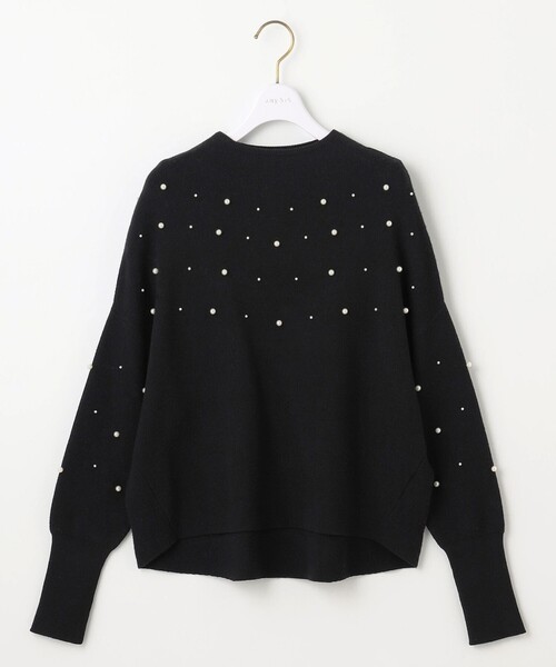 ANY SIS（エニィスィス）の「【洗える】パール調ディテール ニット（ニット/セーター・レディース・ブラック系/ライラック系/ライトグレー系・2）」の10枚目の写真