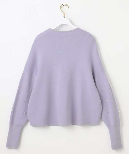 ANY SIS（エニィスィス）の「【洗える】パール調ディテール ニット（ニット/セーター・レディース・ブラック系/ライラック系/ライトグレー系・2）」の13枚目の写真