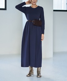 スポンディッシュ立体スカートワンピース