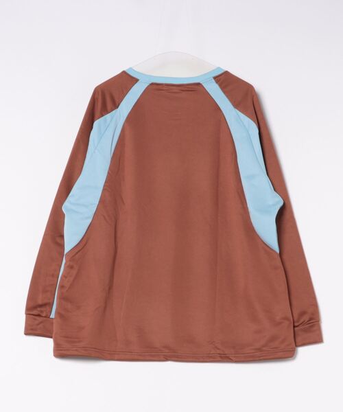 MASHIRO(マシロ)の「【MASHIRO】バイカラーゲームシャツ/ロンT(EK W88MA)(Tシャツ/カットソー・レディース・ブラック/ブラウン・FREE)」の10枚目の写真