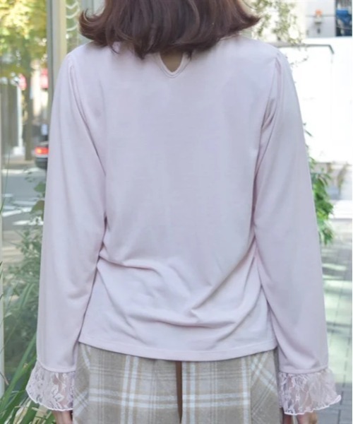 axes femme(アクシーズファム)の「静電気防止レース切替インナー(その他アンダーウェア/インナー・レディース・キナリ/ピンク/ブラック・FREE)」の8枚目の写真