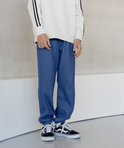 スゴラクストレッチカットジョグパンツ/147193（デニムパンツ