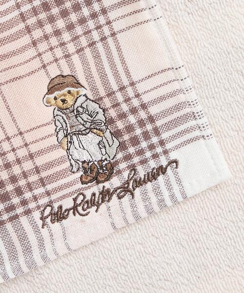 Polo ベア チェック コットン テリー ハンド タオル（ハンカチ/ハンド