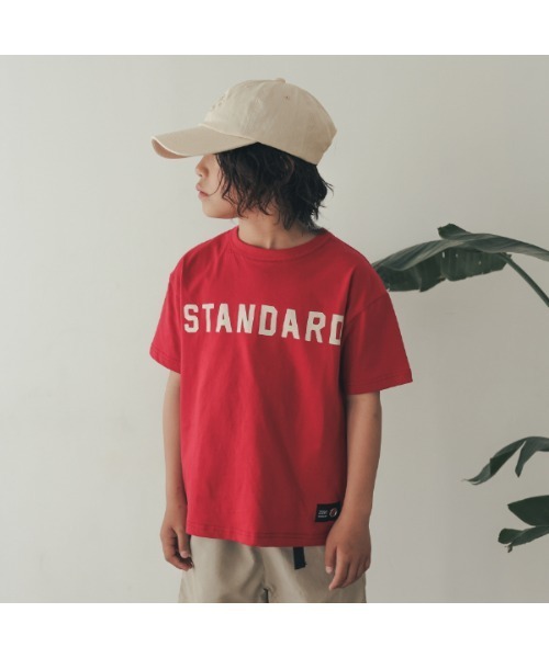 ZERO standerd（ゼロスタンダード）の「ゼロスタンダード STANDARDTシャツ（Tシャツ/カットソー・キッズ・ネイビー/レッド/オフホワイト/アイボリー/ブラック・100cm/110cm/120cm/130cm/140cm/150cm/160cm）」の5枚目の写真