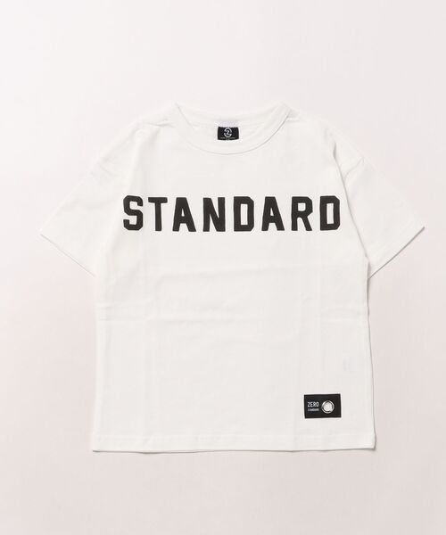 ZERO standerd（ゼロスタンダード）の「ゼロスタンダード STANDARDTシャツ（Tシャツ/カットソー・キッズ・ネイビー/レッド/オフホワイト/アイボリー/ブラック・100cm/110cm/120cm/130cm/140cm/150cm/160cm）」の11枚目の写真