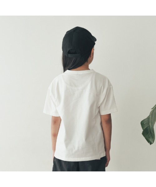 ZERO standerd（ゼロスタンダード）の「ゼロスタンダード STANDARDTシャツ（Tシャツ/カットソー・キッズ・ネイビー/レッド/オフホワイト/アイボリー/ブラック・100cm/110cm/120cm/130cm/140cm/150cm/160cm）」の16枚目の写真