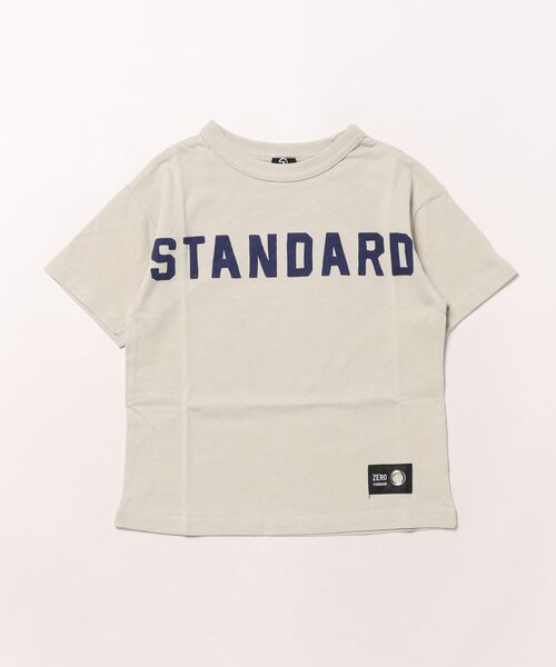 ZERO standerd（ゼロスタンダード）の「ゼロスタンダード STANDARDTシャツ（Tシャツ/カットソー・キッズ・ネイビー/レッド/オフホワイト/アイボリー/ブラック・100cm/110cm/120cm/130cm/140cm/150cm/160cm）」の12枚目の写真