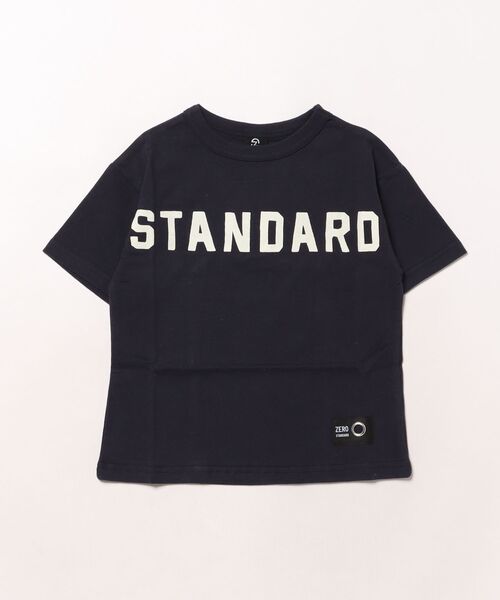 ZERO standerd（ゼロスタンダード）の「ゼロスタンダード STANDARDTシャツ（Tシャツ/カットソー・キッズ・ネイビー/レッド/オフホワイト/アイボリー/ブラック・100cm/110cm/120cm/130cm/140cm/150cm/160cm）」の14枚目の写真