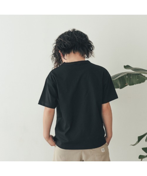 ZERO standerd（ゼロスタンダード）の「ゼロスタンダード STANDARDTシャツ（Tシャツ/カットソー・キッズ・ネイビー/レッド/オフホワイト/アイボリー/ブラック・100cm/110cm/120cm/130cm/140cm/150cm/160cm）」の18枚目の写真