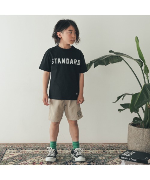ZERO standerd（ゼロスタンダード）の「ゼロスタンダード STANDARDTシャツ（Tシャツ/カットソー・キッズ・ネイビー/レッド/オフホワイト/アイボリー/ブラック・100cm/110cm/120cm/130cm/140cm/150cm/160cm）」の19枚目の写真