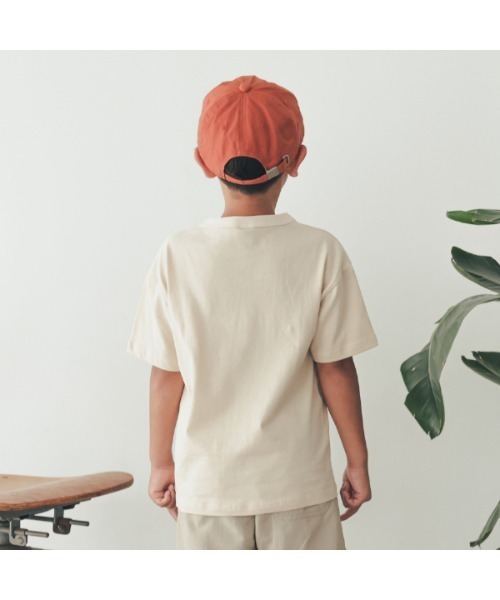 ZERO standerd（ゼロスタンダード）の「ゼロスタンダード STANDARDTシャツ（Tシャツ/カットソー・キッズ・ネイビー/レッド/オフホワイト/アイボリー/ブラック・100cm/110cm/120cm/130cm/140cm/150cm/160cm）」の20枚目の写真