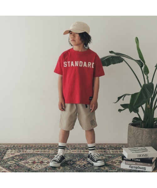 ZERO standerd（ゼロスタンダード）の「ゼロスタンダード STANDARDTシャツ（Tシャツ/カットソー・キッズ・ネイビー/レッド/オフホワイト/アイボリー/ブラック・100cm/110cm/120cm/130cm/140cm/150cm/160cm）」の8枚目の写真
