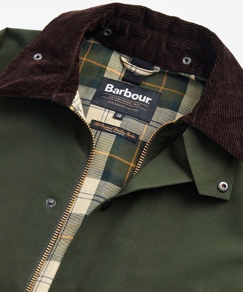 Barbour(バブアー)の「Barbour Classic Bedale Showerproof Jacket(バブアー ビデイル 2レイヤー ブルゾン)(ブルゾン・メンズ・ネイビー/グリーン・34/36/38/40/42)」の4枚目の写真