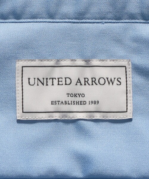 UNITED ARROWS(ユナイテッドアローズ)の「イージーケア AG ツイル セミワイドカラーシャツ -抗菌防臭-(ビジネスシャツ・メンズ・ライトブルー・38cm/39cm/40cm/41cm/42cm/37cm)」の13枚目の写真