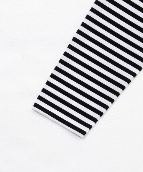 Rie Miller（リエミラー）の「《オールシーズン対応》GIZA COTTON天竺ボーダープルオーバーカットソー（Tシャツ/カットソー・レディース・ブラック系その他3/グレー系その他/ブルー系その他3・38）」の7枚目の写真