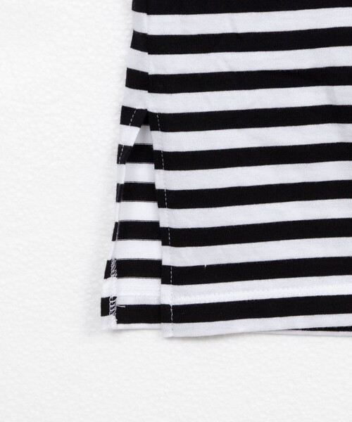 Rie Miller（リエミラー）の「《オールシーズン対応》GIZA COTTON天竺ボーダープルオーバーカットソー（Tシャツ/カットソー・レディース・ブラック系その他3/グレー系その他/ブルー系その他3・38）」の22枚目の写真