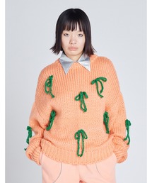 ribbon knit top