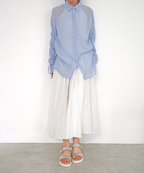 MODE KAORI(モードカオリ)の「ダブルベルクロスポーツサンダル/21529(サンダル・レディース・ブラック/ライトベージュ/シルバー・22.5cm/23cm/23.5cm/24cm/24.5cm/25cm)」の12枚目の写真