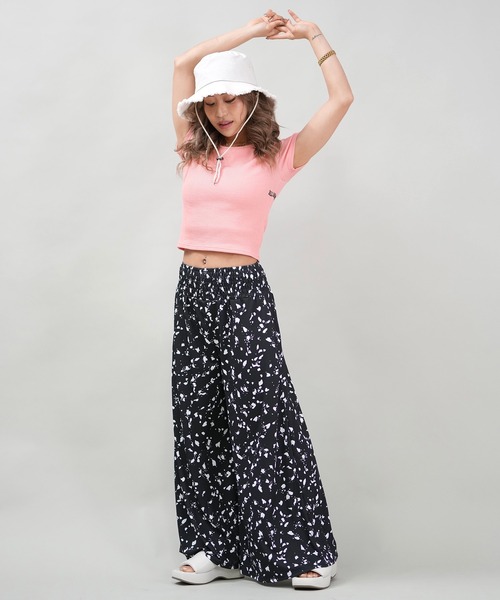 BILLABONG(ビラボン)の「BILLABONG/ビラボン 2WAYミニTシャツ BF013-217(Tシャツ/カットソー・レディース・ホワイト/ピンク/ブラック・L/M)」の20枚目の写真