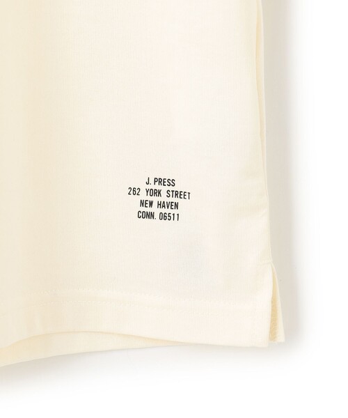J.PRESS(ジェイプレス)の「シルケット天竺ヘンリーネック Tシャツ(Tシャツ/カットソー・メンズ・アイボリー系/ブラック系・MEDIUM/X-LARGE/LARGE)」の17枚目の写真