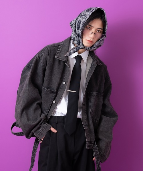 セール】an meets zakka フォーマルスーツ生地ネクタイ / メンズ