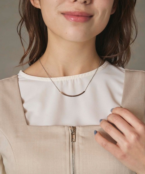 D-18☆美品☆ファッションネックレス ネックレス レディース 日本製 J-ENDAi ファッションジュエリー