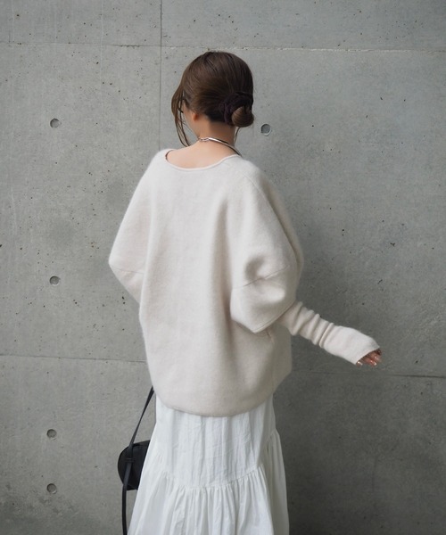 LAULEN(ローレン)の「knit hand warmer 2set /ドルマンスリーブ ニット ハンドウォーマー 2点 セット(ニット/セーター・レディース・ベージュ/アイボリー/グレー・FREE)」の5枚目の写真