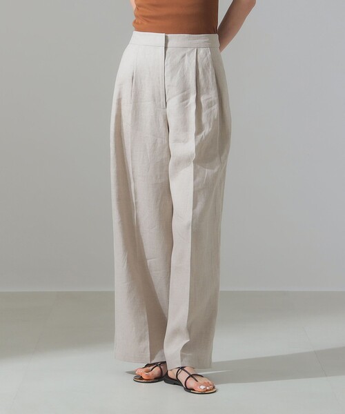 Demi-Luxe BEAMS リネン リラクシー ワイドパンツ Demi-Luxe BEAMS（デミルクス ビームス）の「Demi-Luxe BEAMS