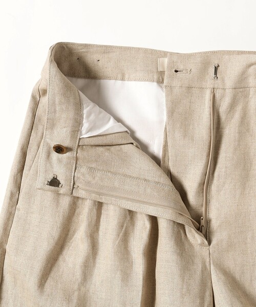 Demi-Luxe BEAMS ベージュワイドパンツ サイズ36 Demi-Luxe BEAMS（デミルクス ビームス）タック チノ ワイドパンツ