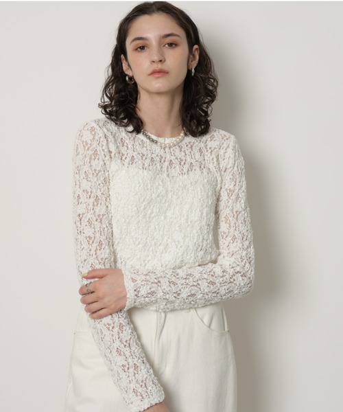 CADUNE（カデュネ）の「レースTOPS（シャツ/ブラウス）」 - WEAR