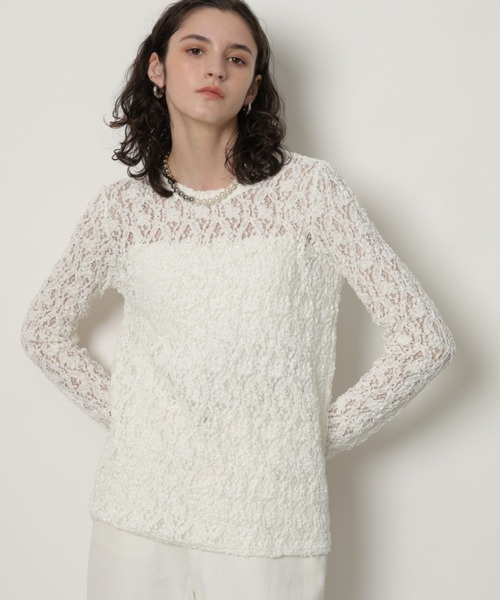CADUNE（カデュネ）の「レースTOPS（シャツ/ブラウス）」 - WEAR