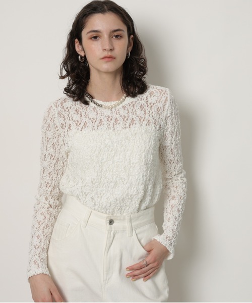CADUNE（カデュネ）の「レースTOPS（シャツ/ブラウス）」 - WEAR