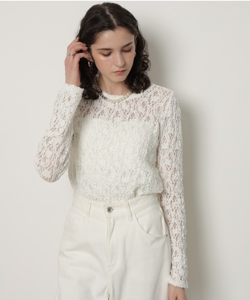 CADUNE（カデュネ）の「レースTOPS（シャツ/ブラウス）」 - WEAR