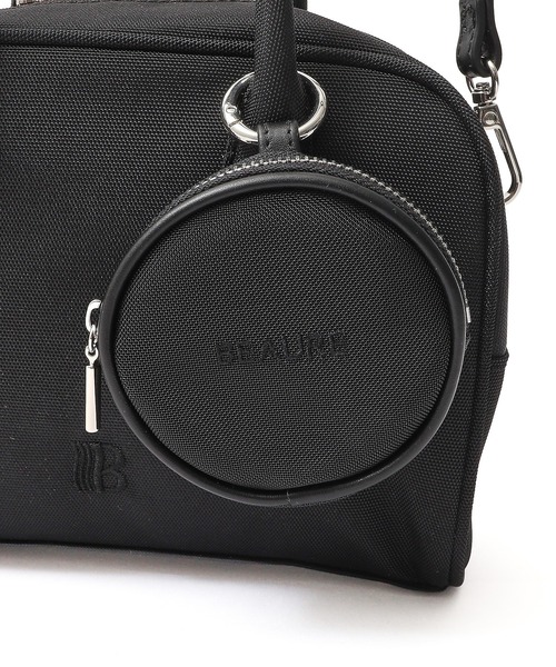 ROSE BUD(ローズバッド)の「(BEAURE)MINI BOSTON WITH ROUND POUCH(ボストンバッグ・レディース・ブラック/レッド・ONE SIZE)」の10枚目の写真