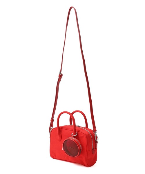 BEAURE)MINI BOSTON WITH ROUND POUCH（ボストンバッグ）｜ROSE