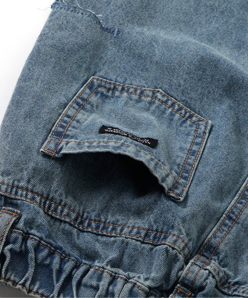 BREEZE（ブリーズ）の「【ジュニア対応】カットアウトデニムパンツ（デニムパンツ・キッズ・ネイビー/サックスブルー・90/100/110/120/130/140）」の12枚目の写真