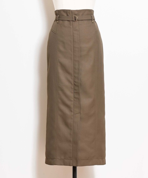 NOELA(ノエラ)の「カツラギペンシルスカート(スカート・レディース・オフホワイト/カーキ/サックスブルー・S/M)」の4枚目の写真