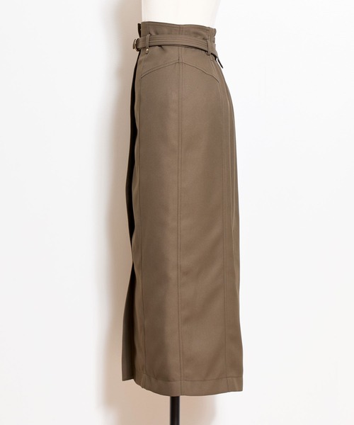 NOELA(ノエラ)の「カツラギペンシルスカート(スカート・レディース・オフホワイト/カーキ/サックスブルー・S/M)」の5枚目の写真