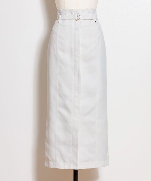 NOELA(ノエラ)の「カツラギペンシルスカート(スカート・レディース・オフホワイト/カーキ/サックスブルー・S/M)」の9枚目の写真