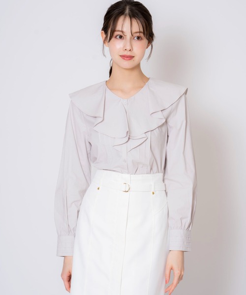 NOELA(ノエラ)の「カツラギペンシルスカート(スカート・レディース・オフホワイト/カーキ/サックスブルー・S/M)」の14枚目の写真