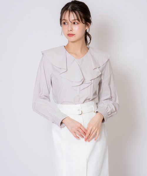 NOELA(ノエラ)の「カツラギペンシルスカート(スカート・レディース・オフホワイト/カーキ/サックスブルー・S/M)」の16枚目の写真