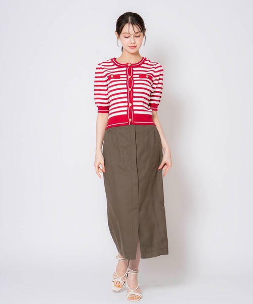 NOELA(ノエラ)の「カツラギペンシルスカート(スカート・レディース・オフホワイト/カーキ/サックスブルー・S/M)」の18枚目の写真