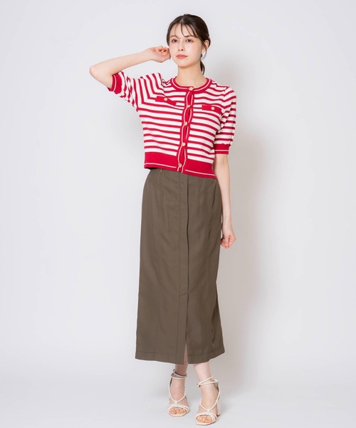 NOELA(ノエラ)の「カツラギペンシルスカート(スカート・レディース・オフホワイト/カーキ/サックスブルー・S/M)」の19枚目の写真