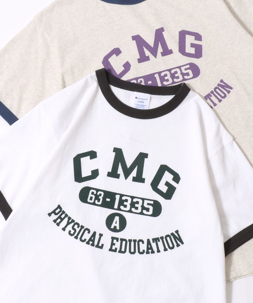 Champion（チャンピオン）の「Champion/チャンピオン コットンUSA カレッジロゴプリント ワンポイント刺繍 半袖Tシャツ/リンガーT/レディース メンズ（Tシャツ/カットソー・メンズ・ホワイト系その他5/グレー/ホワイト系その他2/ホワイト系その他4/スミクロ/ネイビー/ブルー系その他/ホワイト/ホワイト系その他/ホワイト系その他3/グレー系その他/ブルー系その他2/ブラック系その他/ベージュ系その他/ホワイト系その他6/ホワイト系その他7/ホワイト系/ホワイト系1/ブラック系その他2/グリーン/オートミール/ブラック系その他3/ホワイト系2/ベージュ系その他2・M/L/XL）」の10枚目の写真