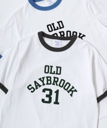 Champion | Champion/チャンピオン コットンUSA カレッジロゴプリント ワンポイント刺繍 半袖Tシャツ/リンガーT/レディース メンズ(Tシャツ/カットソー)