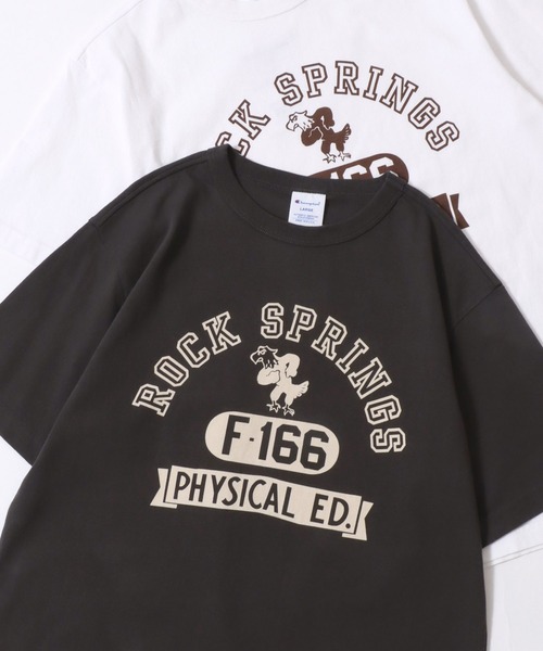 Champion（チャンピオン）の「Champion/チャンピオン コットンUSA カレッジロゴプリント ワンポイント刺繍 半袖Tシャツ/リンガーT/レディース メンズ（Tシャツ/カットソー・メンズ・ホワイト系その他5/グレー/ホワイト系その他2/ホワイト系その他4/スミクロ/ネイビー/ブルー系その他/ホワイト/ホワイト系その他/ホワイト系その他3/グレー系その他/ブルー系その他2/ブラック系その他/ベージュ系その他/ホワイト系その他6/ホワイト系その他7/ホワイト系/ホワイト系1/ブラック系その他2/グリーン/オートミール/ブラック系その他3/ホワイト系2/ベージュ系その他2・M/L/XL）」の14枚目の写真