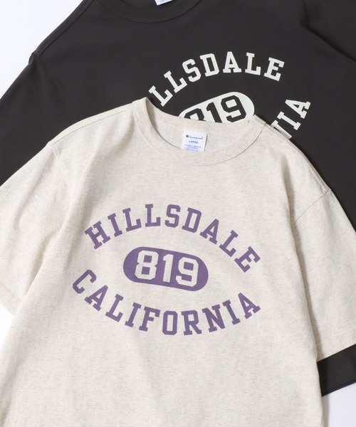 Champion（チャンピオン）の「Champion/チャンピオン コットンUSA カレッジロゴプリント ワンポイント刺繍 半袖Tシャツ/リンガーT/レディース メンズ（Tシャツ/カットソー・メンズ・ホワイト系その他5/グレー/ホワイト系その他2/ホワイト系その他4/スミクロ/ネイビー/ブルー系その他/ホワイト/ホワイト系その他/ホワイト系その他3/グレー系その他/ブルー系その他2/ブラック系その他/ベージュ系その他/ホワイト系その他6/ホワイト系その他7/ホワイト系/ホワイト系1/ブラック系その他2/グリーン/オートミール/ブラック系その他3/ホワイト系2/ベージュ系その他2・M/L/XL）」の20枚目の写真
